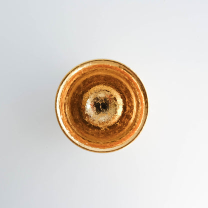 Hasami Ware Handmade Teapot and Teacups Set - Gold Glazed