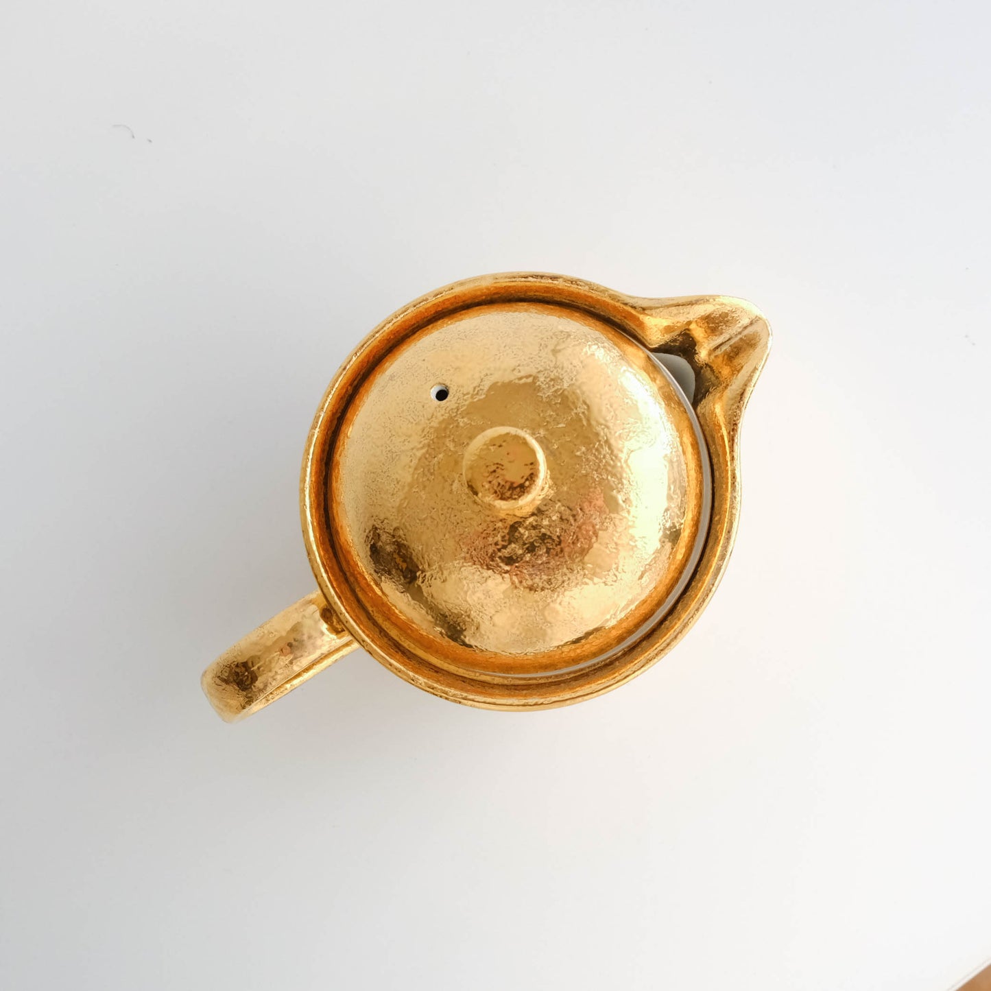 Hasami Ware Handmade Teapot and Teacups Set - Gold Glazed