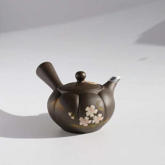 Tokoname-ware Teapot - Black Sakura 230cc