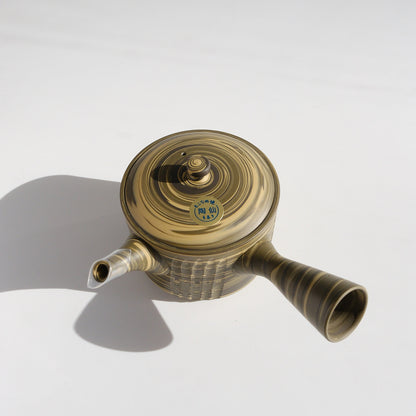Tokoname-ware Teapot - Earthy Marbled Nerikomi 290cc