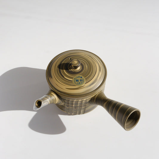 Tokoname-ware Teapot - Earthy Marbled Nerikomi 290cc