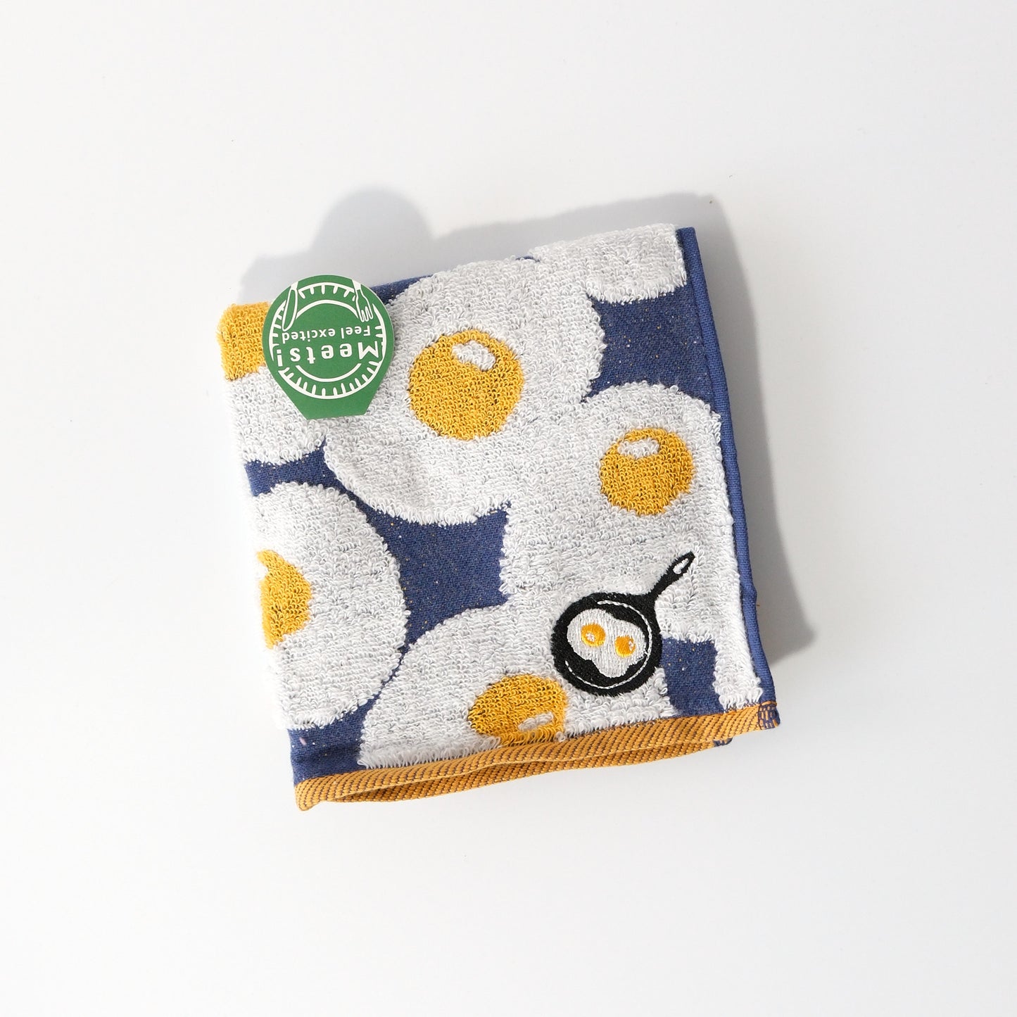 GuuGuu Imabari Towel Handkerchief 23cm - Fried Egg