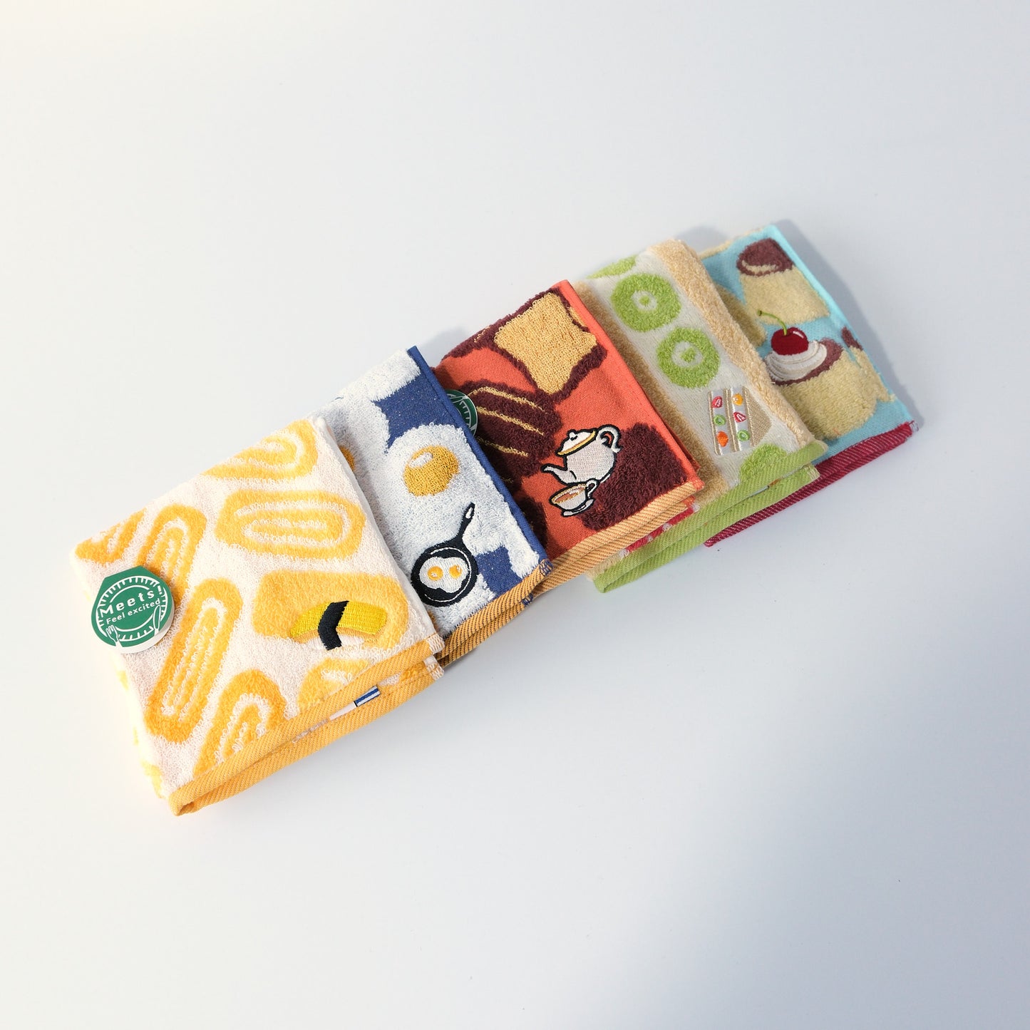 GuuGuu Imabari Towel Handkerchief 23cm - Fried Egg