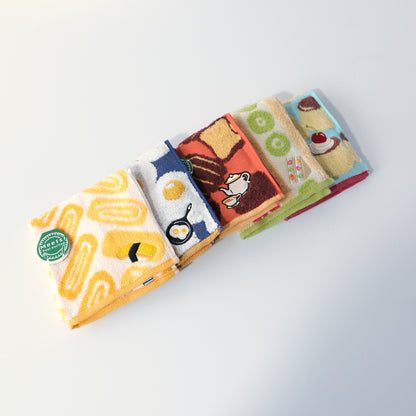 GuuGuu Imabari Towel Handkerchief 23cm - Fried Egg