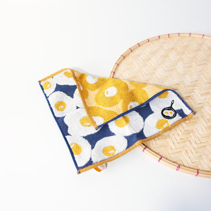 GuuGuu Imabari Towel Handkerchief 23cm - Fried Egg
