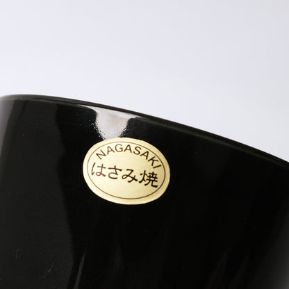 Wazan Wabi Hasami Ware Japanese Whisky Cup – Black & Silver