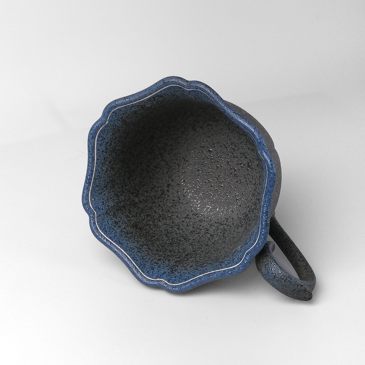 Yakishime Arita Ware Coffee Cup & Saucer - Bellflower (Indigo)