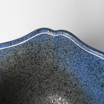 Yakishime Arita Ware Coffee Cup & Saucer - Bellflower (Indigo)
