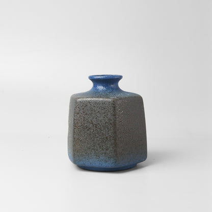 Yakishime Arita Ware Hexagonal Bud Vase - Golden Bloom
