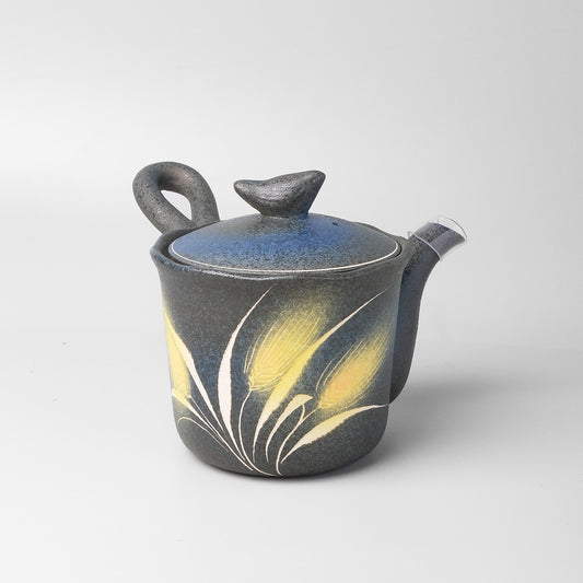 Yakishime Arita Ware Japanese Teapot - Wheat