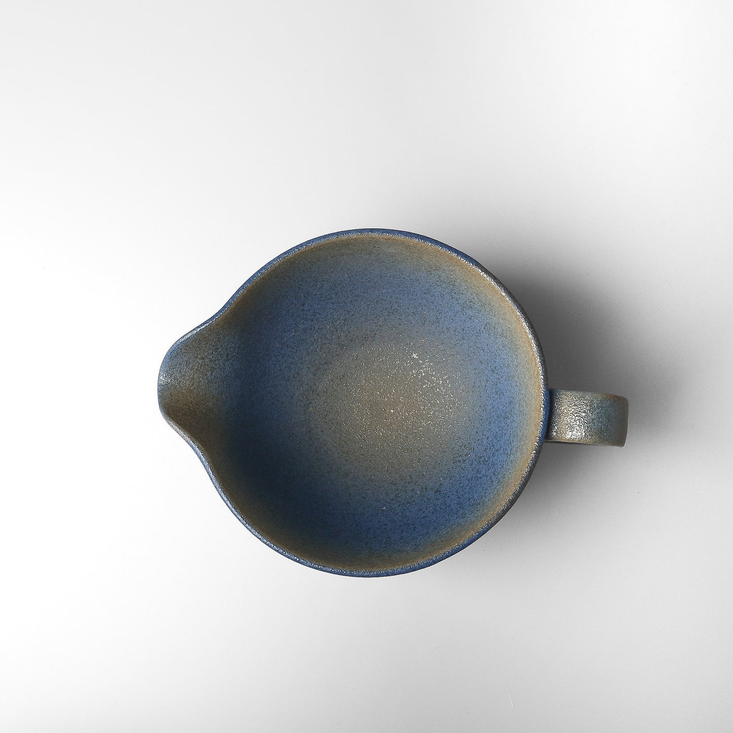 Yakishime Arita Ware Matcha Bowl with Spout and Handle - Koi