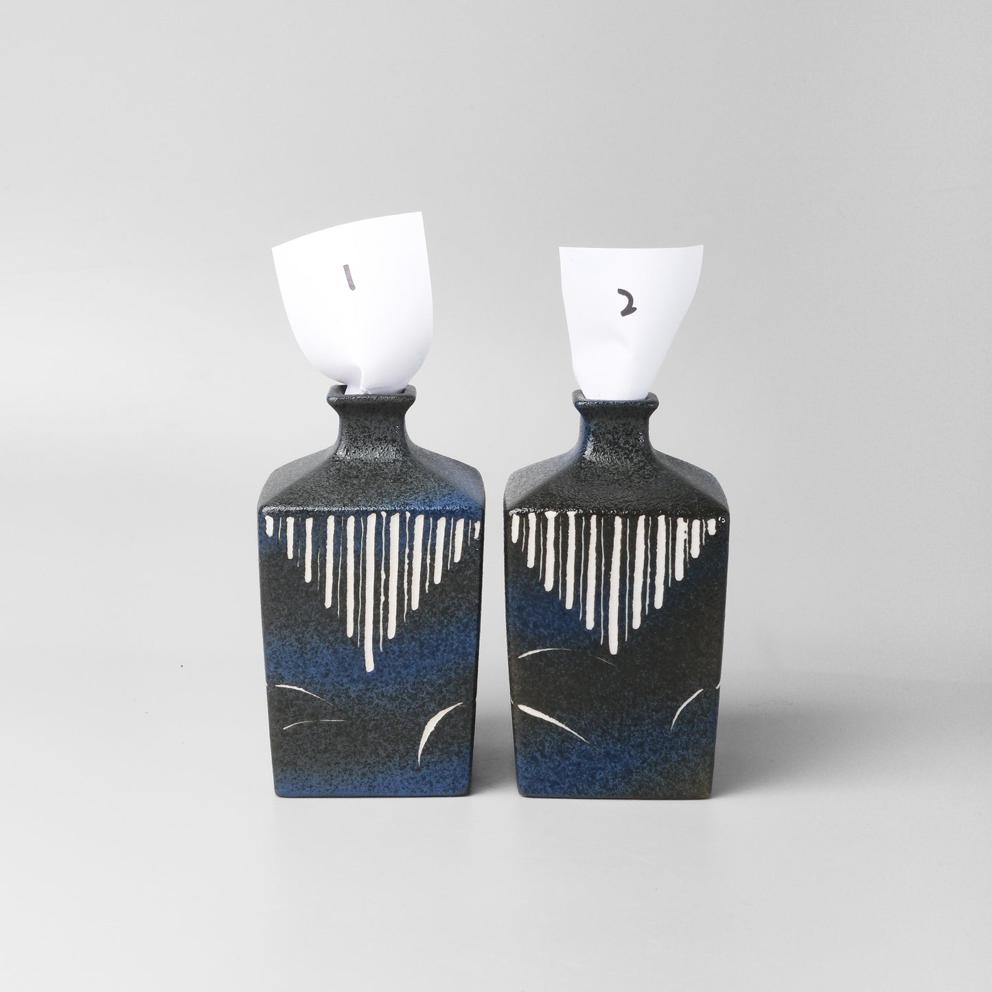 Yakishime Arita Ware Square Bud Vase - Yoka