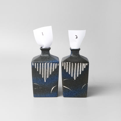 Yakishime Arita Ware Square Bud Vase - Yoka