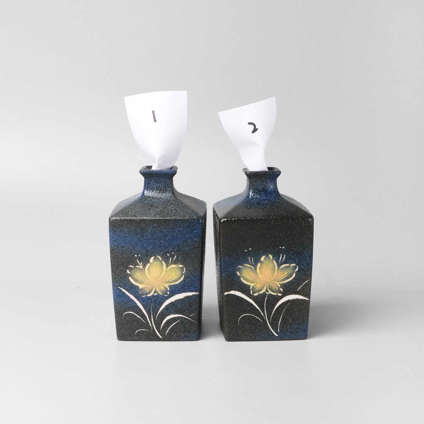 Yakishime Arita Ware Square Bud Vase - Yoka