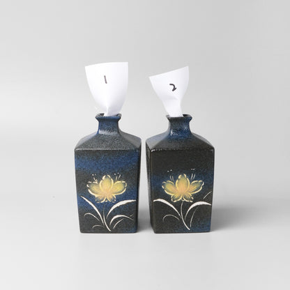 Yakishime Arita Ware Square Bud Vase - Yoka