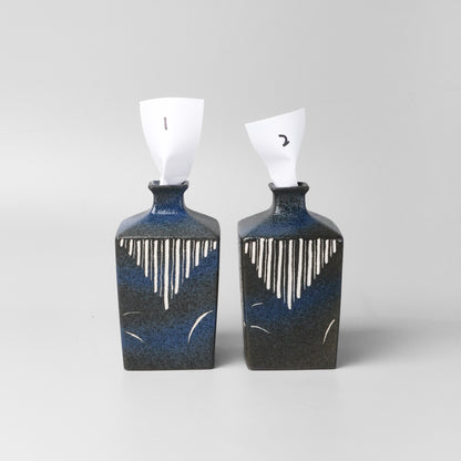 Yakishime Arita Ware Square Bud Vase - Yoka