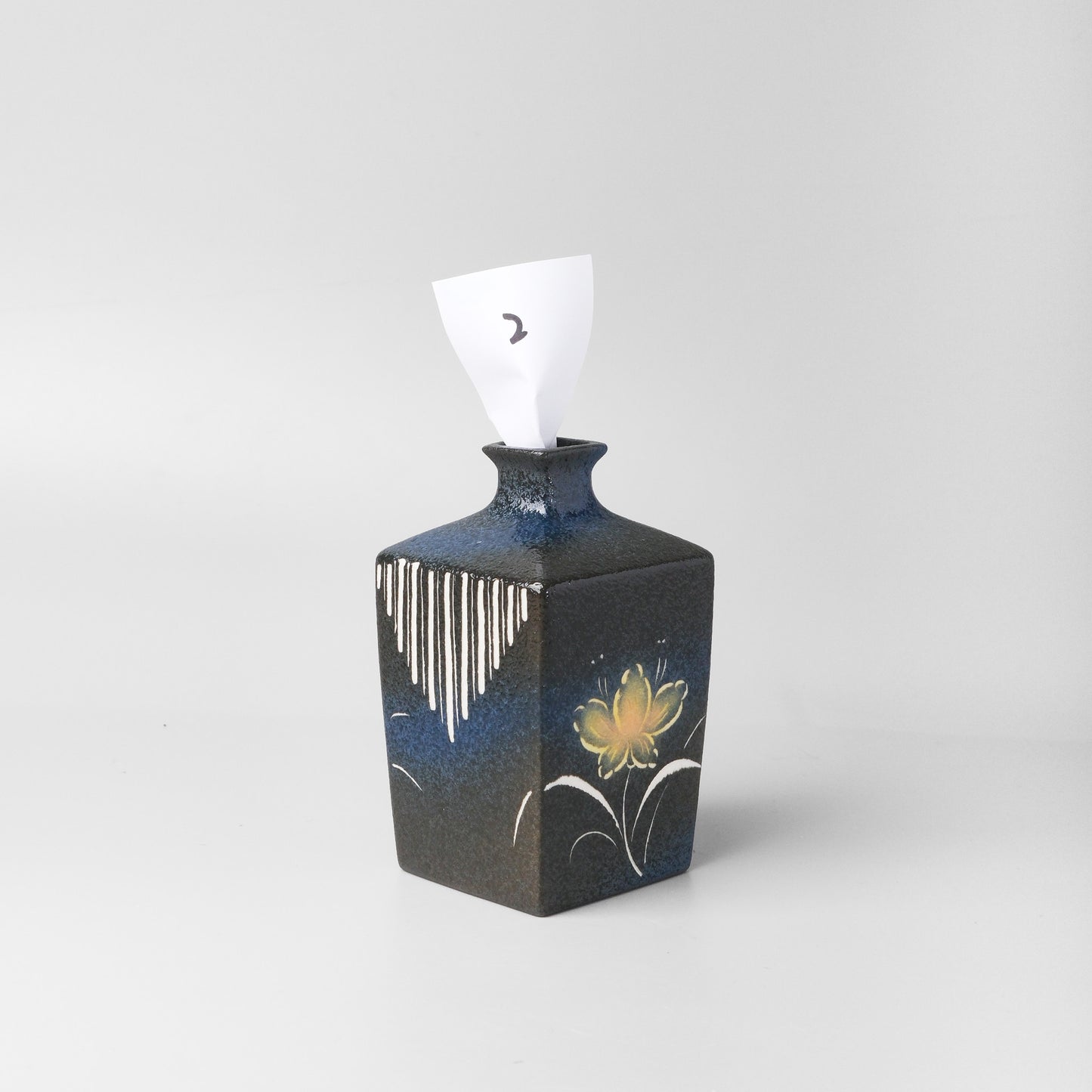 Yakishime Arita Ware Square Bud Vase - Yoka