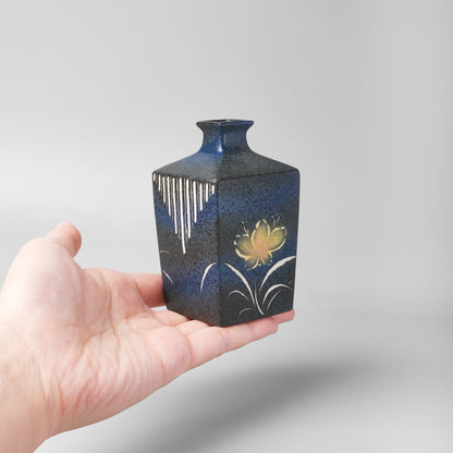 Yakishime Arita Ware Square Bud Vase - Yoka