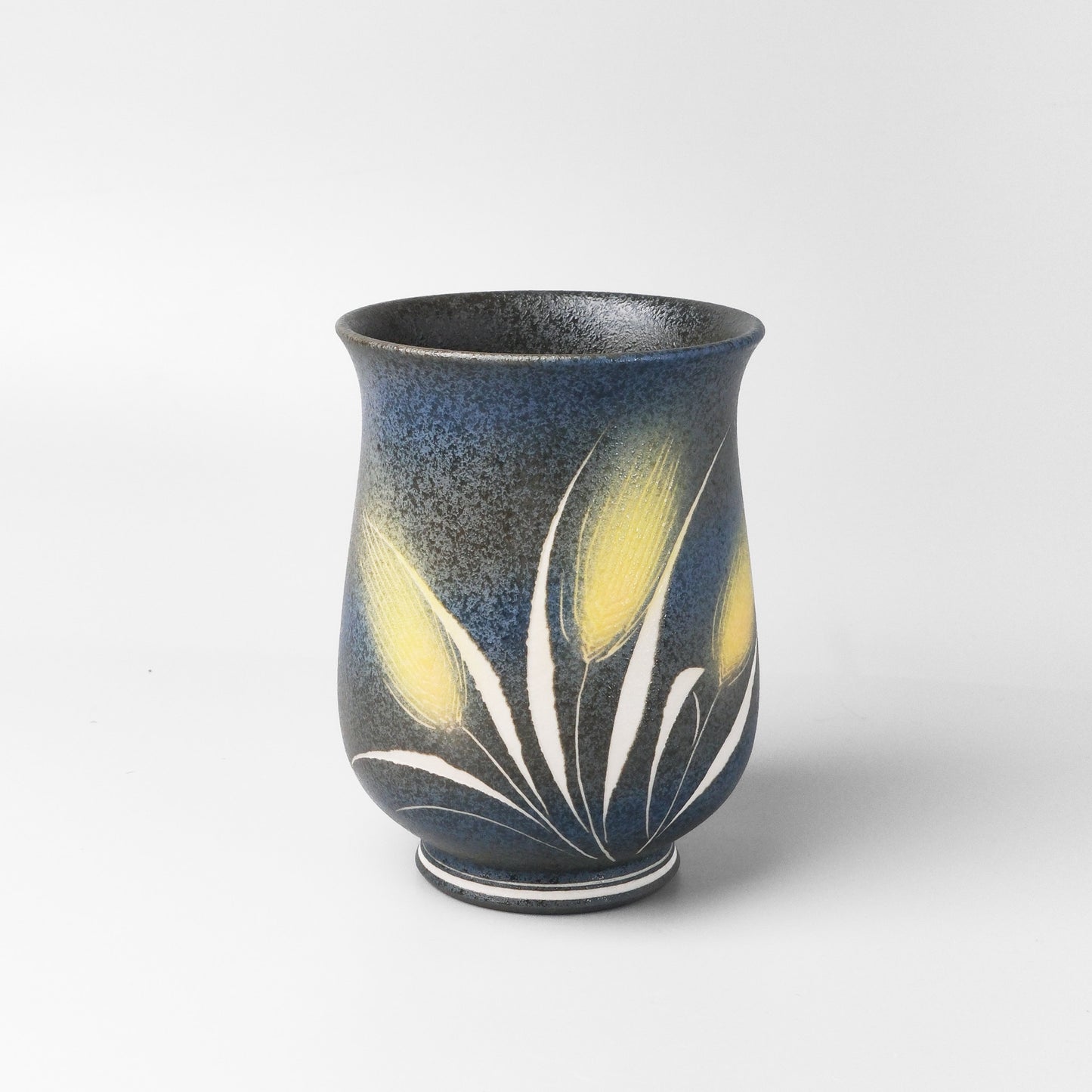 Yakishime Japanese Yunomi Teacup - Rice (Large)