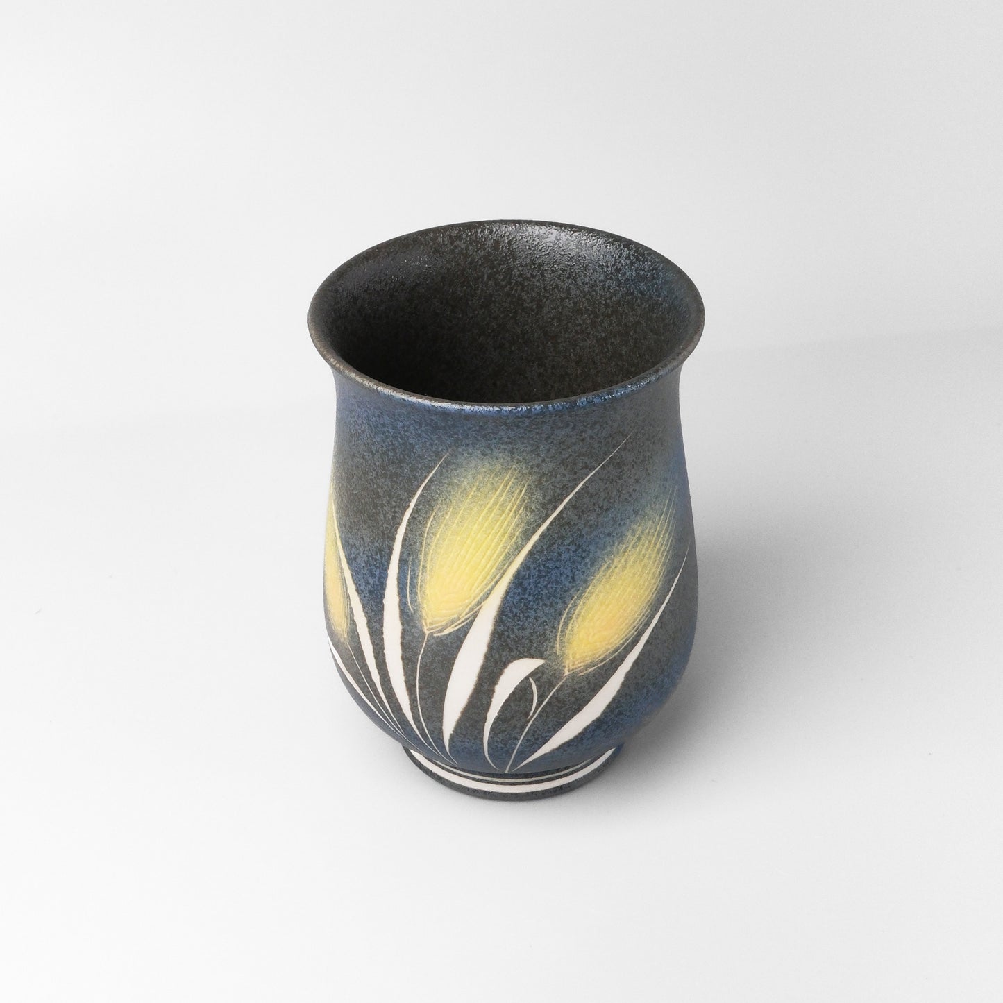 Yakishime Japanese Yunomi Teacup - Rice (Large)