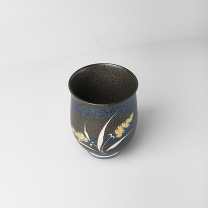 Yakishime Japanese Yunomi Teacup - Rice (Small)