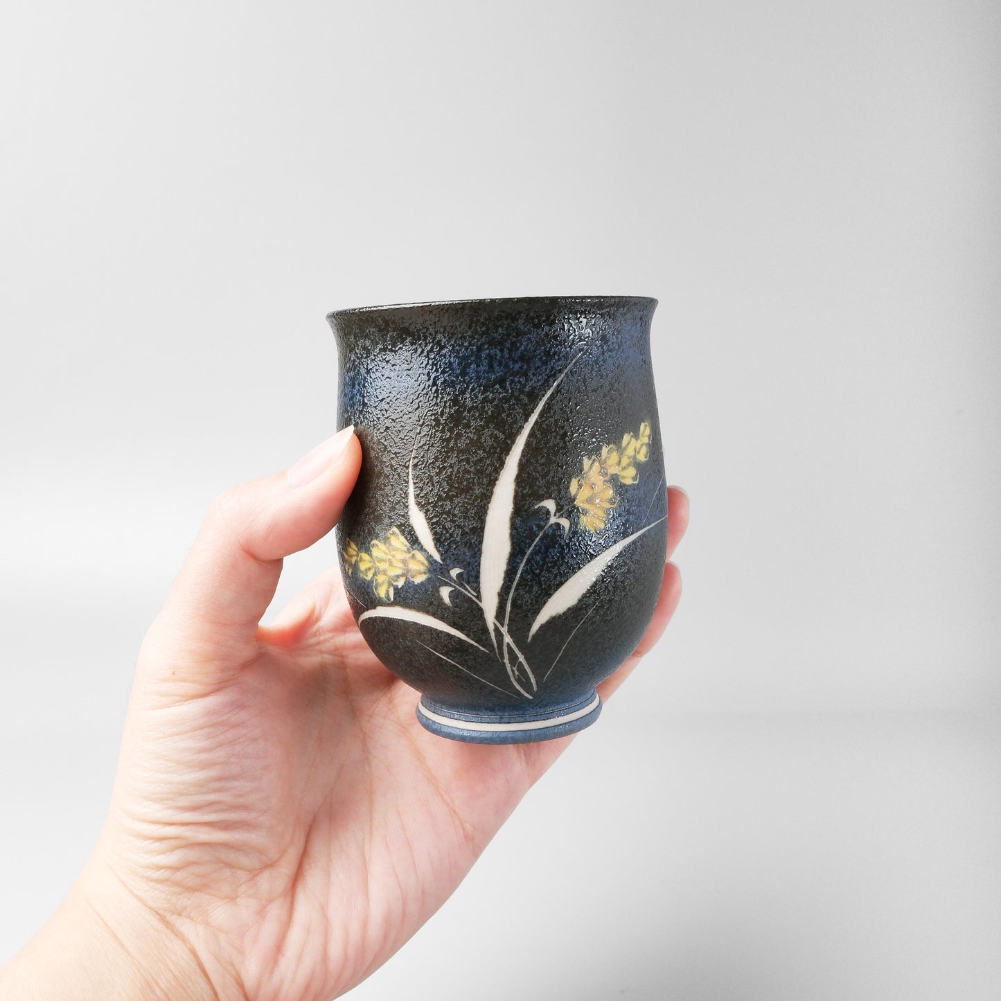 Yakishime Japanese Yunomi Teacup - Rice (Small)