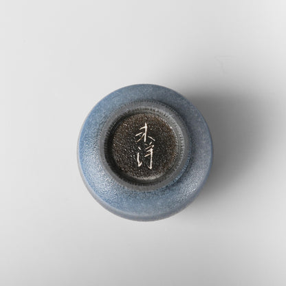Yakishime Japanese Yunomi Teacup - Wheat (Small)