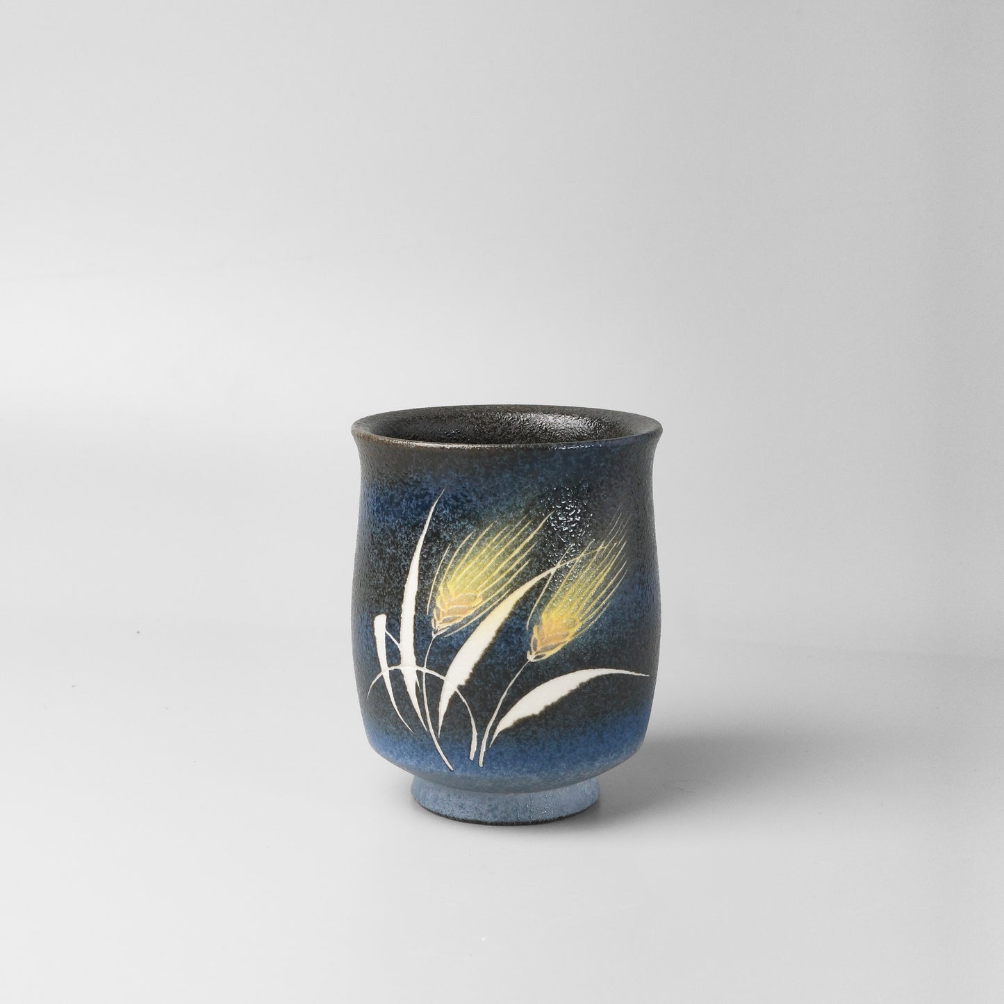 Yakishime Japanese Yunomi Teacup - Wheat (Small)