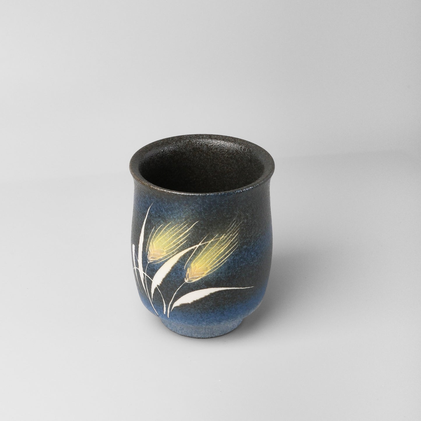 Yakishime Japanese Yunomi Teacup - Wheat (Small)